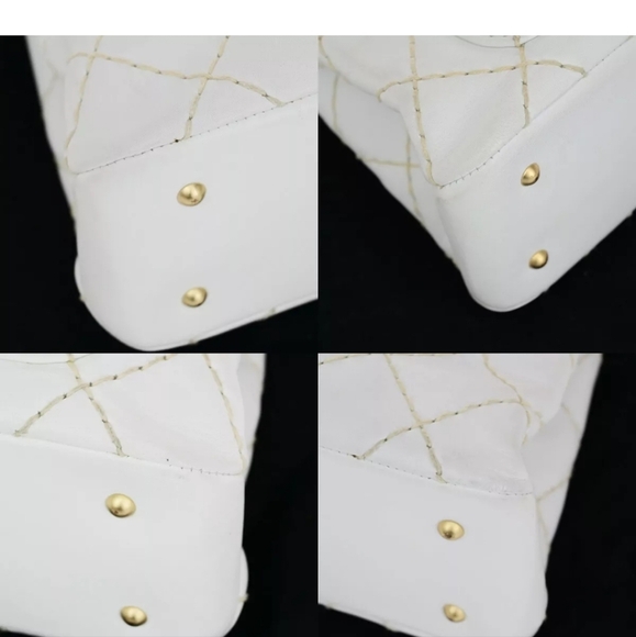 CHANEL 🔥Rare🔥 Wild Stitch CC Logo Chain Quilted Shoulder Bag! - Picture 6 of 16